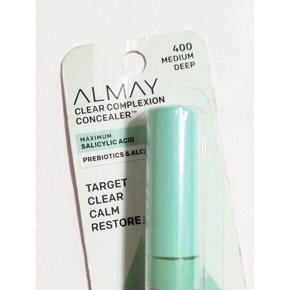 4/$20 Almay Clear Complexion Concealer Prebiotics And Aloe, Medium/Deep 400 - Picture 3 of 4
